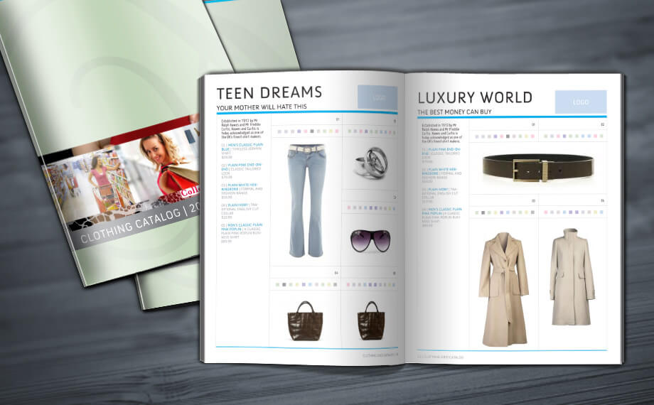Clothing Grid Catalog InDesign Template - 16 Pages to Customize