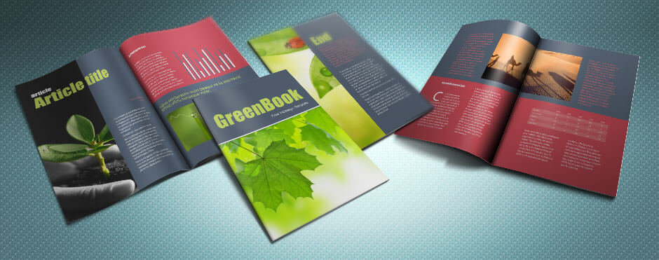 GreenBook Brochure Template. 8 Pages - Free Download