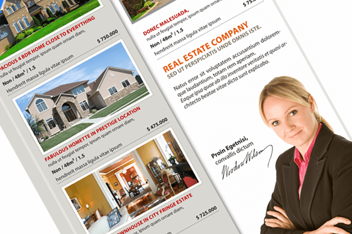 Real Estate Flyer Template. Download, make your property listing flyer.