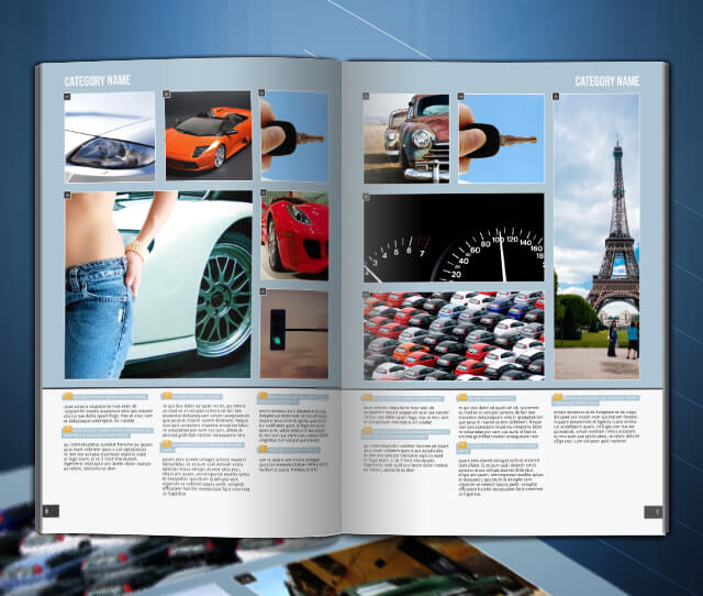 Spare Parts Catalogue InDesign Template - make your own catalog.